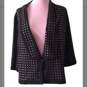 Blaque Label Black Studded blazer size small
